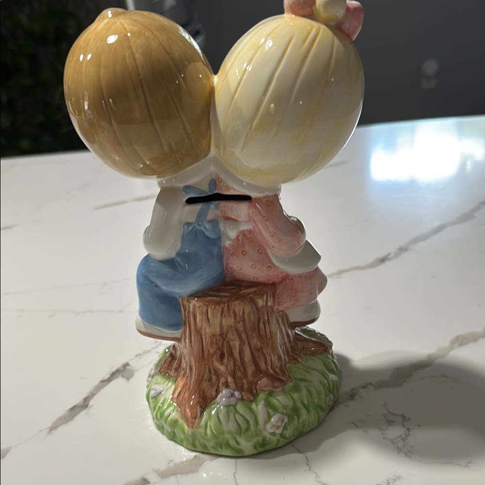 Precious Moments 2002 A Penny For Your Thoughts Ceramic Bank Enesco - Picture 3 of 8